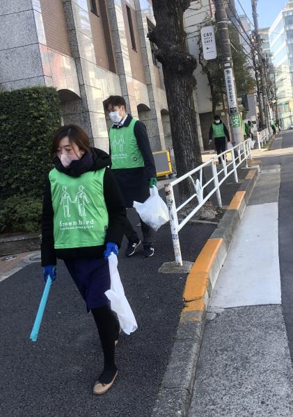 八幡通り清掃画像