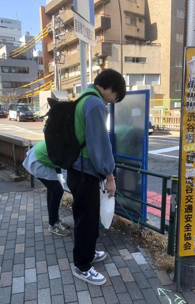 八幡通り清掃画像