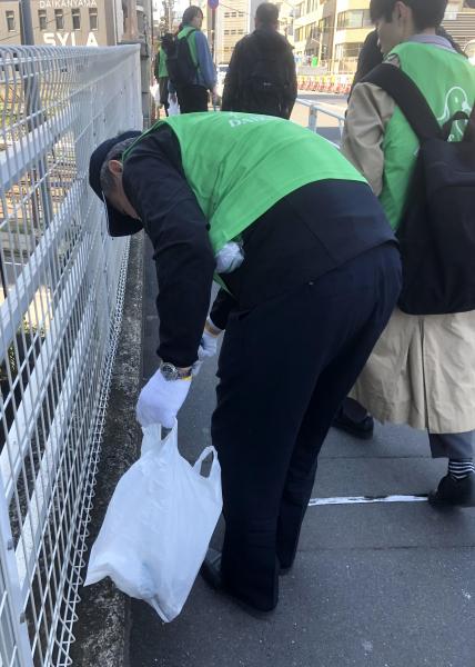 八幡通り清掃画像