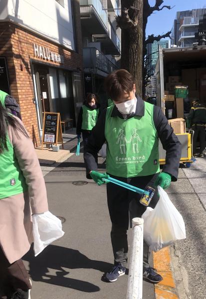 八幡通り清掃画像