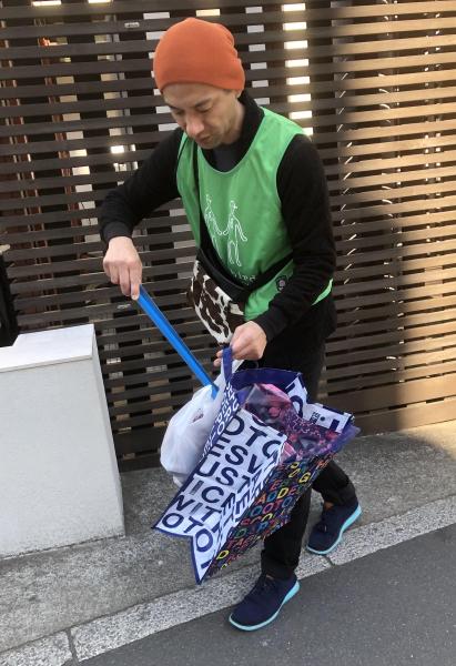 八幡通り清掃画像