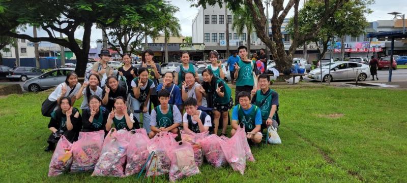 フィジーチーム第三回目『福拾い大作戦』画像