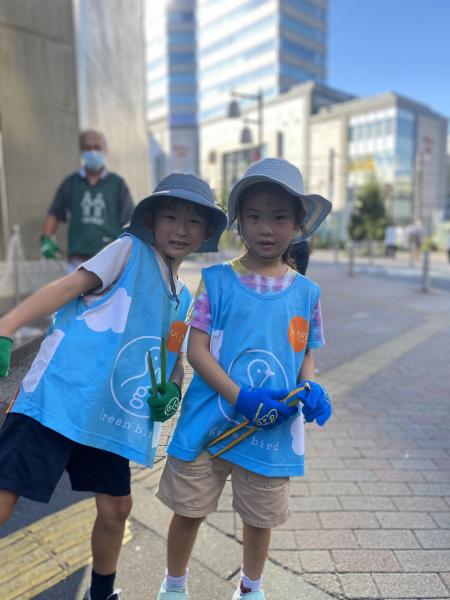 夕方ひろい画像