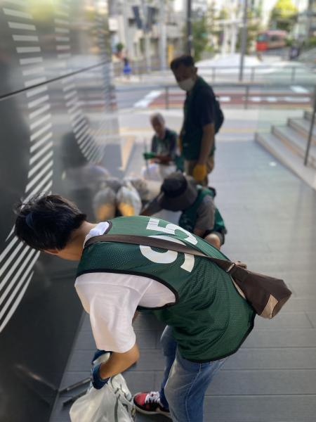 夕方ひろい画像