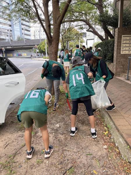 ゴミ拾いをしにチャッツウッドに戻りました！画像