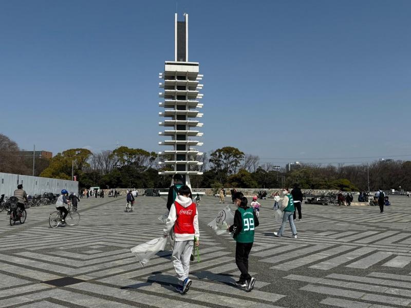 駒沢公園おそうじ画像
