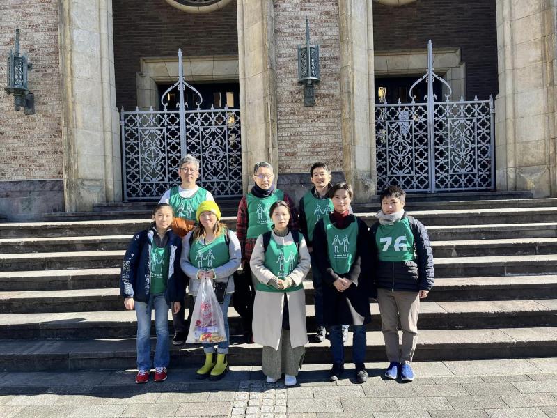 1月の早稲田お掃除画像