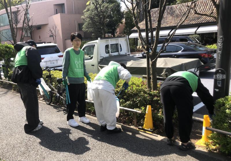 旧山手通り清掃画像