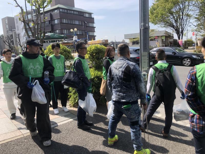 旧山手通り清掃画像