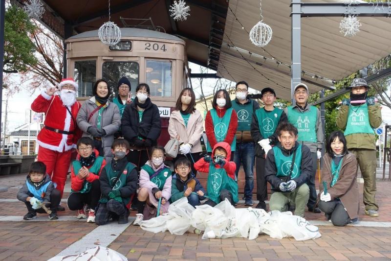 大牟田チーム大牟田駅前お掃除画像
