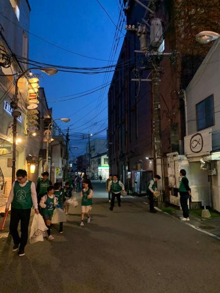 グリーンバート福田理事コラボ大牟田お掃除画像