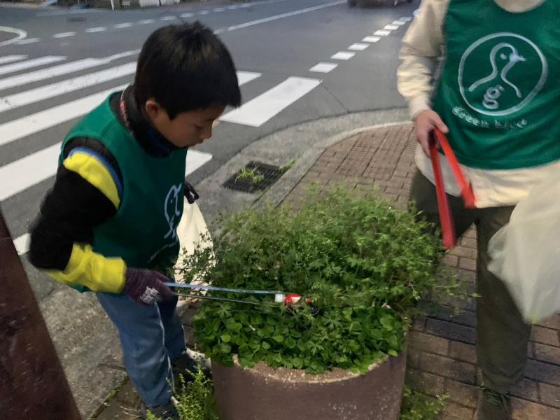 グリーンバート福田理事コラボ大牟田お掃除画像
