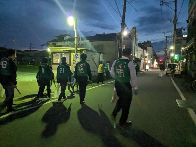 グリーンバート福田理事コラボ大牟田お掃除画像