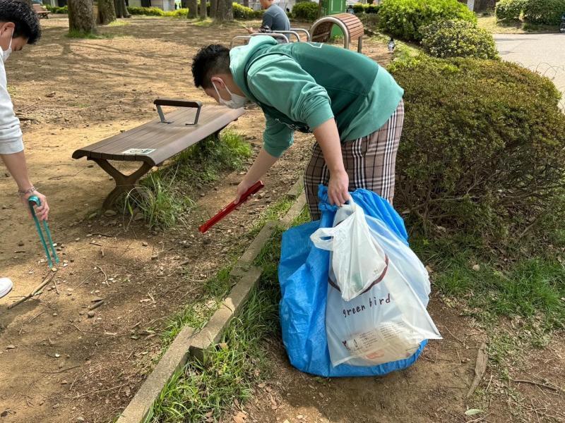 駒沢公園おそうじ画像