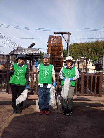 4月28日　日曜日。お掃除日和の晴天でした。