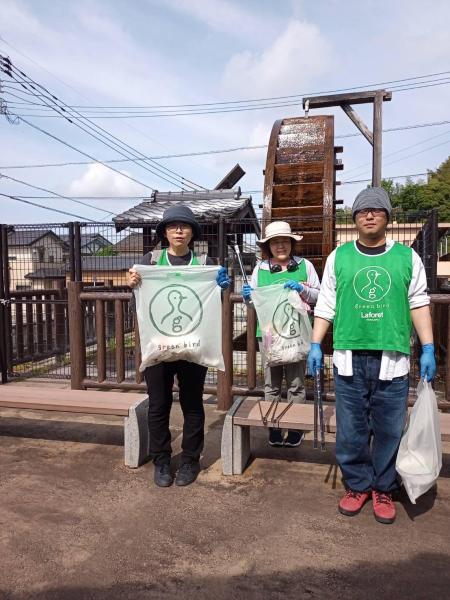 4月28日　日曜日。お掃除日和の晴天でした。画像