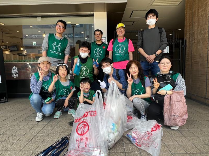 高幡不動イベントおそうじ画像