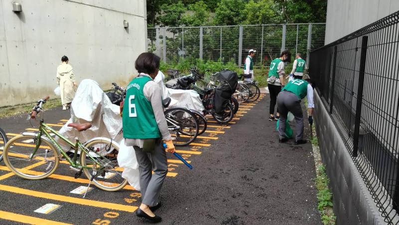 赤坂朝掃除画像