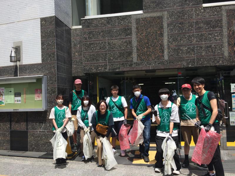 東風吹かば 青葉まつりで おそうじだ画像