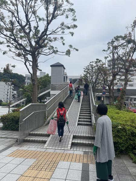 汐入駅お掃除画像