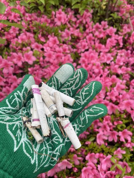 汐入駅お掃除画像