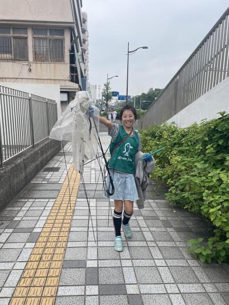 汐入駅お掃除画像