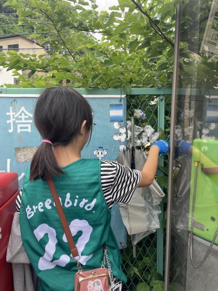 汐入駅お掃除画像