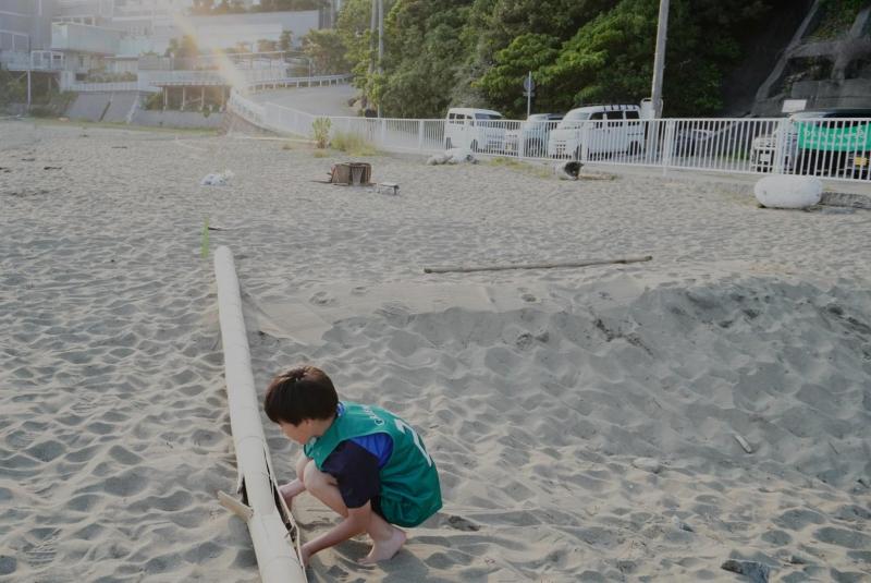 海のイブニングおそうじ画像