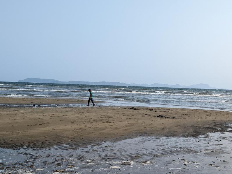 海のイブニングおそうじ画像