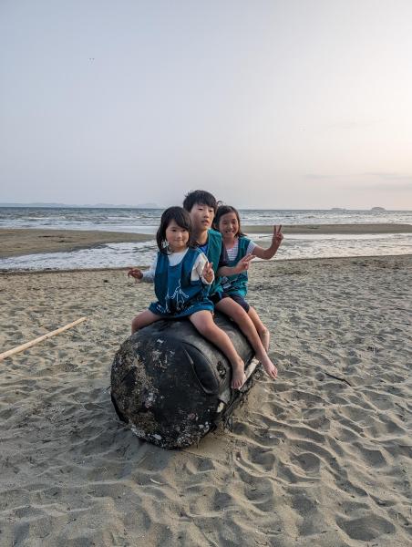 海のイブニングおそうじ画像