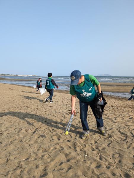 海のイブニングおそうじ画像