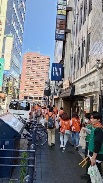 【北新地】グリーンもオレンジも一緒にごみゼロおそうじ【5月第4土曜日】画像