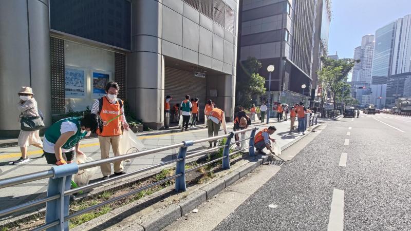 【北新地】グリーンもオレンジも一緒にごみゼロおそうじ【5月第4土曜日】画像