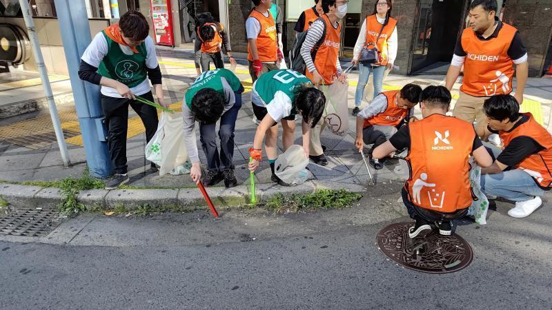 【北新地】グリーンもオレンジも一緒にごみゼロおそうじ【5月第4土曜日】画像