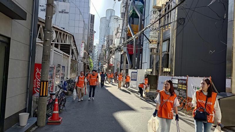 【北新地】グリーンもオレンジも一緒にごみゼロおそうじ【5月第4土曜日】画像