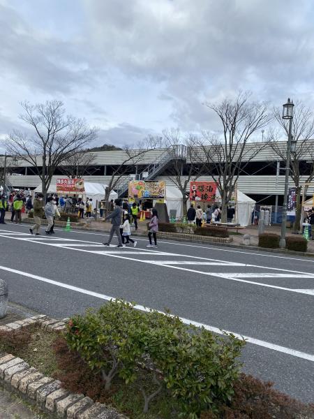 彫刻ロード川沿いおそうじ画像