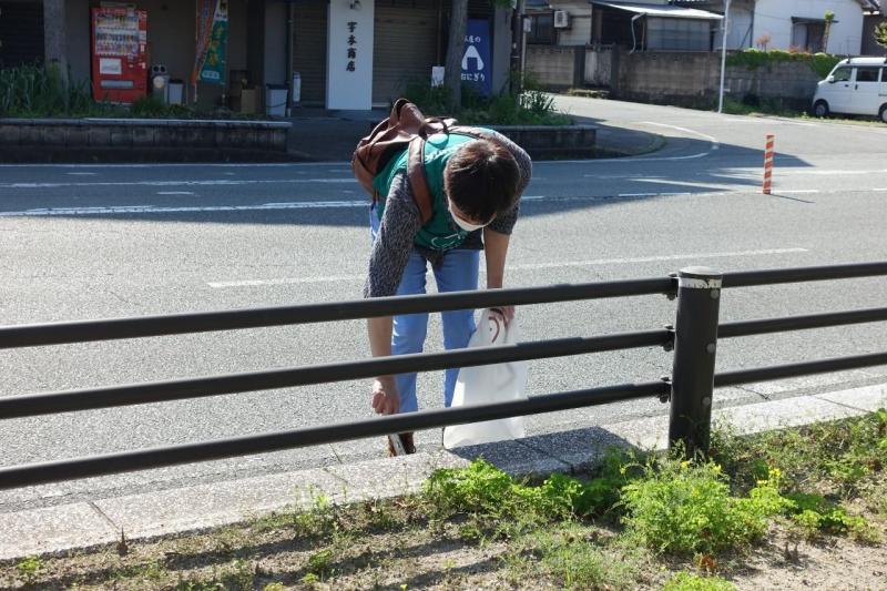 大牟田チーム大牟田駅前お掃除画像