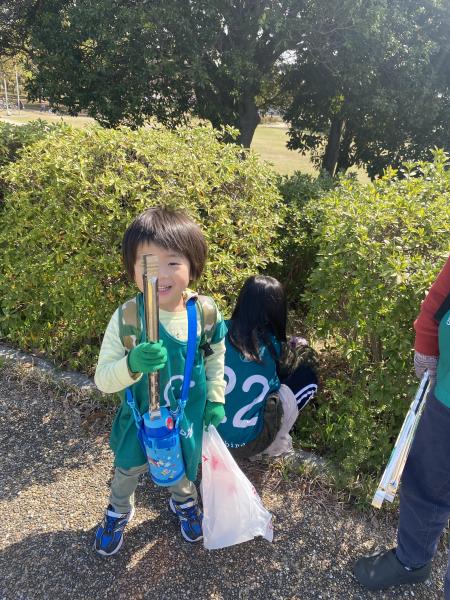 【米子】桜まつりゴミ拾い画像