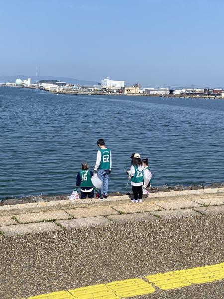 【米子】桜まつりゴミ拾い画像