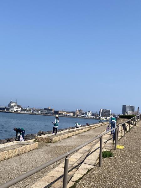 【米子】桜まつりゴミ拾い画像