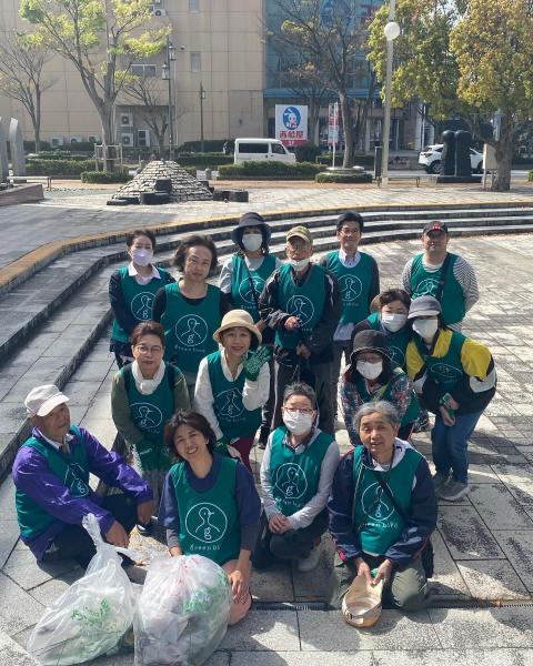 【米子】駅周辺まちなかおそうじ画像