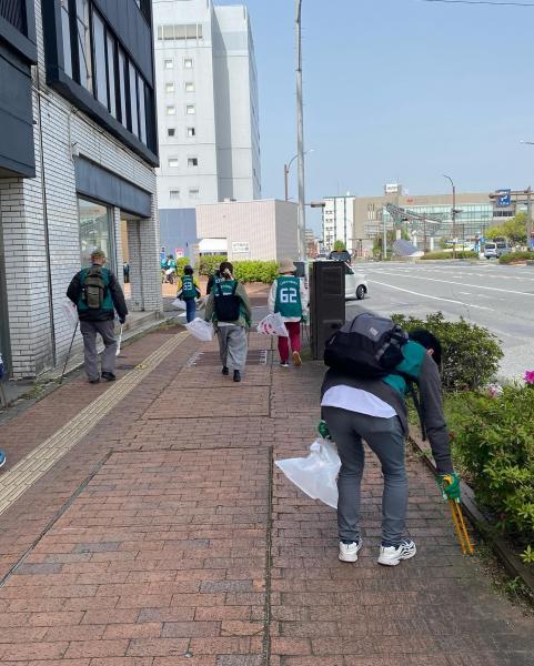 【米子】駅周辺まちなかおそうじ画像