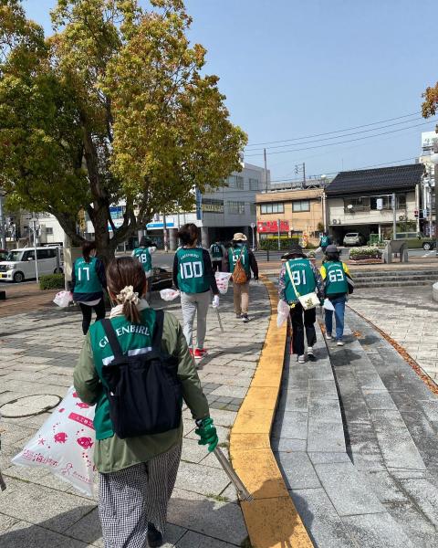 【米子】駅周辺まちなかおそうじ画像