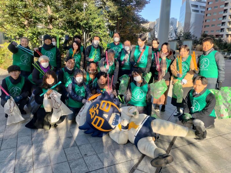 新しい歩道と小さなビルが続々と、1月25日の虎ノ門そうじ画像