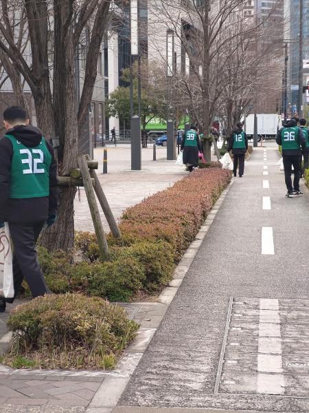 スマホ発見！3月28日の虎ノ門そうじ画像