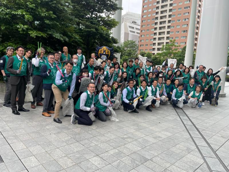 大人数！5月23日の虎ノ門そうじ画像