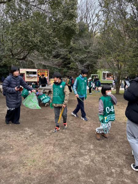 生田緑地のイベントでお掃除!画像