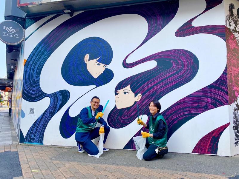 張り切ってたらたくさん来てくれた☆朝そうじ＆天神クリーンデー画像