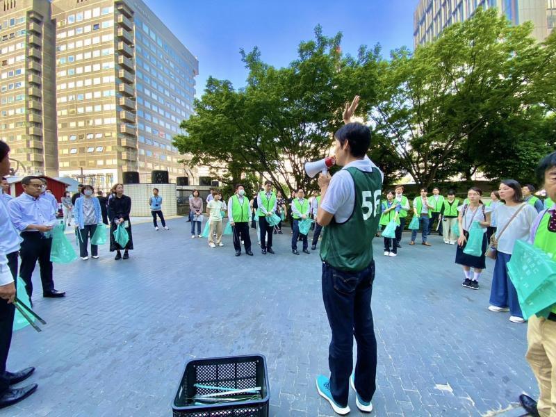 張り切ってたらたくさん来てくれた☆朝そうじ＆天神クリーンデー画像