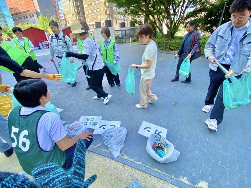 張り切ってたらたくさん来てくれた☆朝そうじ＆天神クリーンデー画像